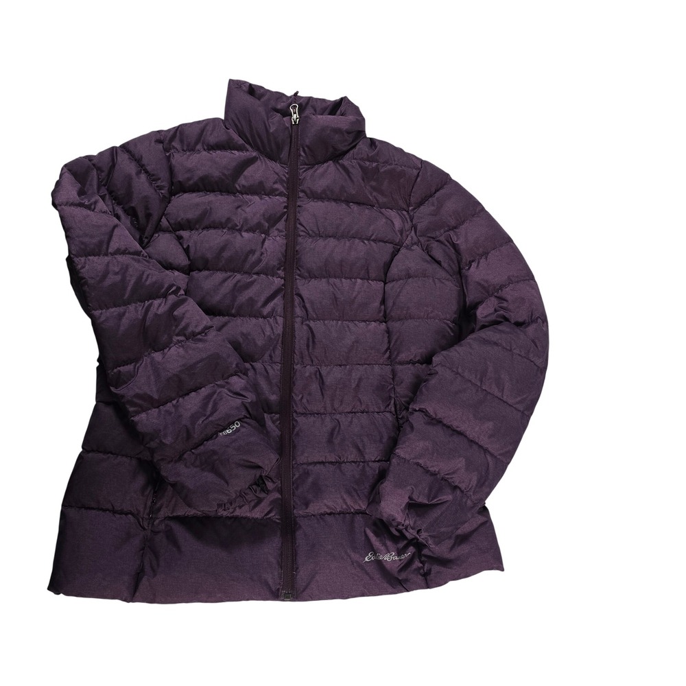 Eddie Bauer Women's EB650‎ Down Insulated Puffer Jacket Plum Size M